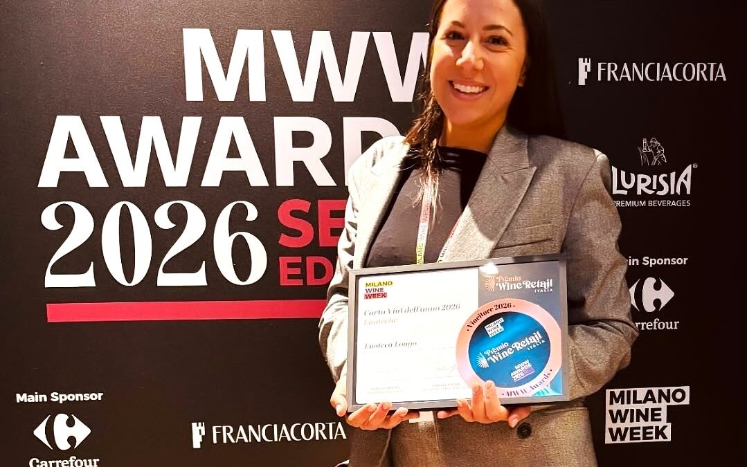 Milano Wine Week: ennesimo trionfo per l&rsquo;Enoteca Longo. Cecilia ritira il premio &ldquo;Retail&rdquo;